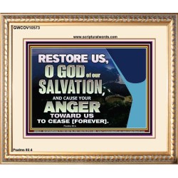 GOD OF OUR SALVATION  Scripture Wall Art  GWCOV10573  "23x18"