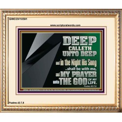 DEEP CALLETH UNTO DEEP  Modern Wall Art  GWCOV10591  "23x18"