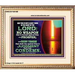 CONDEMN EVERY TONGUE THAT RISES AGAINST YOU IN JUDGEMENT  Custom Inspiration Scriptural Art Portrait  GWCOV10616B  "23x18"