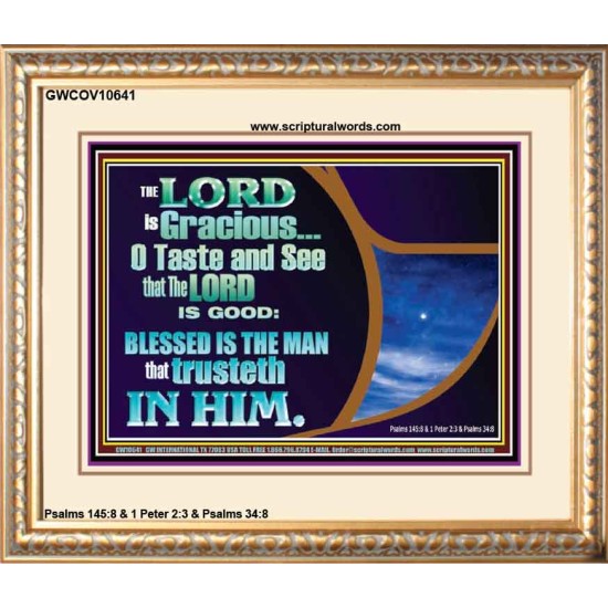 BLESSED IS THE MAN THAT TRUSTETH IN THE LORD  Scripture Wall Art  GWCOV10641  