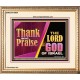 THANK AND PRAISE THE LORD GOD  Unique Scriptural Portrait  GWCOV10654  