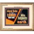 JEHOVAH SHALOM IS THE LORD OUR GOD  Ultimate Inspirational Wall Art Portrait  GWCOV10662  "23x18"