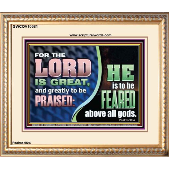 THE LORD IS GREAT AND GREATLY TO BE PRAISED  Unique Scriptural Portrait  GWCOV10681  