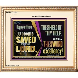 O PEOPLE SAVED BY THE LORD  Children Room Wall Portrait  GWCOV10699  "23x18"