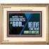WORK THE WORKS OF GOD BELIEVE ON HIM WHOM HE HATH SENT  Scriptural Verse Portrait   GWCOV10742  "23x18"