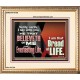 HE THAT BELIEVETH ON ME HATH EVERLASTING LIFE  Contemporary Christian Wall Art  GWCOV10758  