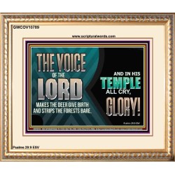 THE VOICE OF THE LORD MAKES THE DEER GIVE BIRTH  Art & Wall Décor  GWCOV10789  "23x18"