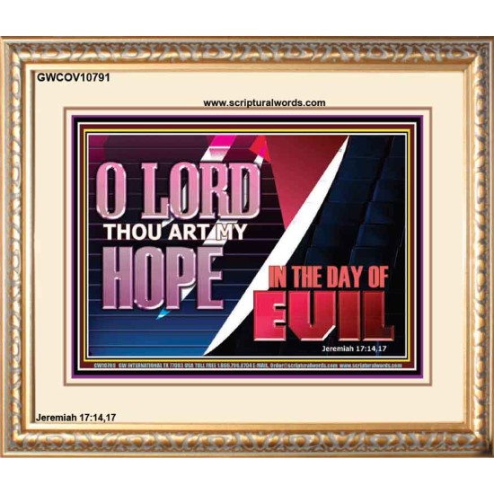 O LORD THAT ART MY HOPE IN THE DAY OF EVIL  Christian Paintings Portrait  GWCOV10791  