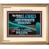 THE VOICE OF THE LORD GIVE STRENGTH UNTO HIS PEOPLE  Contemporary Christian Wall Art Portrait  GWCOV10795  "23x18"
