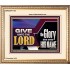 GIVE UNTO THE LORD GLORY DUE UNTO HIS NAME  Ultimate Inspirational Wall Art Portrait  GWCOV11752  "23x18"