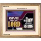 GIVE UNTO THE LORD GLORY DUE UNTO HIS NAME  Ultimate Inspirational Wall Art Portrait  GWCOV11752  