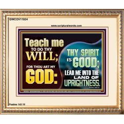 THY SPIRIT IS GOOD LEAD ME INTO THE LAND OF UPRIGHTNESS  Unique Power Bible Portrait  GWCOV11924  "23x18"