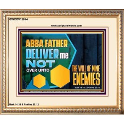 DELIVER ME NOT OVER UNTO THE WILL OF MINE ENEMIES  Children Room Wall Portrait  GWCOV12024  "23x18"