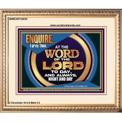 THE WORD OF THE LORD IS FOREVER SETTLED  Ultimate Inspirational Wall Art Portrait  GWCOV12035  "23x18"