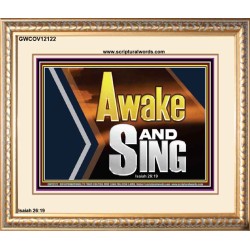 AWAKE AND SING  Affordable Wall Art  GWCOV12122  "23x18"