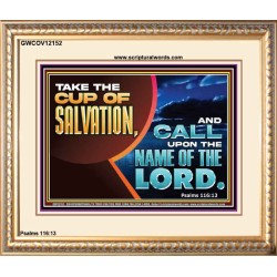 TAKE THE CUP OF SALVATION  Art & Décor Portrait  GWCOV12152  "23x18"