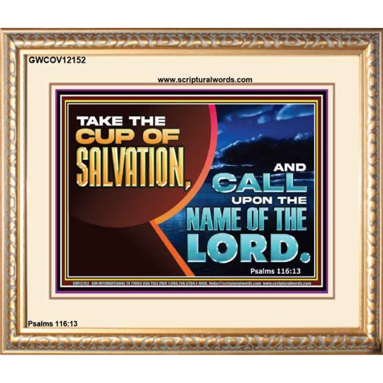 TAKE THE CUP OF SALVATION  Art & Décor Portrait  GWCOV12152  