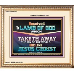 RECEIVED THE LAMB OF GOD OUR LORD JESUS CHRIST  Art & Décor Portrait  GWCOV12153  "23x18"