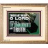 ALL THY COMMANDMENTS ARE TRUTH O LORD  Inspirational Bible Verse Portrait  GWCOV12164  "23x18"