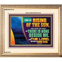 I AM THE LORD THERE IS NONE ELSE  Printable Bible Verses to Portrait  GWCOV12172  "23x18"