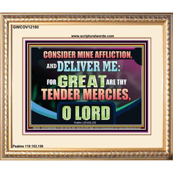 GREAT ARE THY TENDER MERCIES O LORD  Unique Scriptural Picture  GWCOV12180  