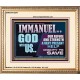 IMMANUEL GOD WITH US OUR REFUGE AND STRENGTH MIGHTY TO SAVE  Ultimate Inspirational Wall Art Portrait  GWCOV12247  