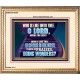 FEARFUL IN PRAISES DOING WONDERS  Ultimate Inspirational Wall Art Portrait  GWCOV12320  