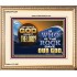 FOR WHO IS GOD EXCEPT THE LORD WHO IS THE ROCK SAVE OUR GOD  Ultimate Inspirational Wall Art Portrait  GWCOV12368  "23x18"