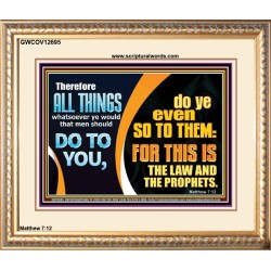 THE LAW AND THE PROPHETS  Scriptural Décor  GWCOV12695  "23x18"