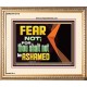 FEAR NOT FOR THOU SHALT NOT BE ASHAMED  Scriptural Portrait Signs  GWCOV12710  