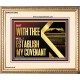 WITH THEE WILL I ESTABLISH MY COVENANT  Bible Verse Wall Art  GWCOV12953  