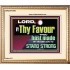 THY FAVOUR HAST MADE MY MOUNTAIN TO STAND STRONG  Modern Christian Wall Décor Portrait  GWCOV12960  "23x18"