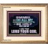 DO ALL MY COMMANDMENTS AND BE HOLY   Bible Verses to Encourage  Portrait  GWCOV12962  "23x18"