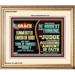 GRACE UNMERITED FAVOR OF GOD  Bible Scriptures on Love Portrait  GWCOV12963  "23x18"