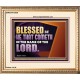 BLESSED BE HE THAT COMETH IN THE NAME OF THE LORD  Ultimate Inspirational Wall Art Portrait  GWCOV13038  