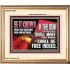 IF THE SON THEREFORE SHALL MAKE YOU FREE  Ultimate Inspirational Wall Art Portrait  GWCOV13066  "23x18"