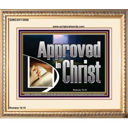 APPROVED IN CHRIST  Wall Art Portrait  GWCOV13098  