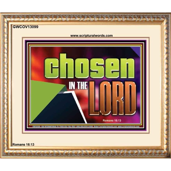 CHOSEN IN THE LORD  Wall Décor Portrait  GWCOV13099  