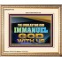 EVERLASTING GOD IMMANUEL..GOD WITH US  Contemporary Christian Wall Art Portrait  GWCOV13105  "23x18"