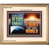 OUR LORD JESUS CHRIST THE LIGHT OF THE WORLD  Christian Wall Décor Portrait  GWCOV13122B  "23x18"