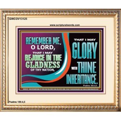 REJOICE IN GLADNESS  Bible Verses to Encourage Portrait  GWCOV13125  "23x18"