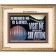 VISIT ME O LORD WITH THY SALVATION  Glass Portrait Scripture Art  GWCOV13136  