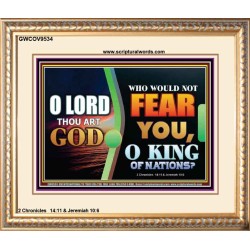 O KING OF NATIONS  Righteous Living Christian Portrait  GWCOV9534  "23x18"