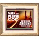 WALK AND PLEASE GOD  Scripture Art Portrait  GWCOV9594  