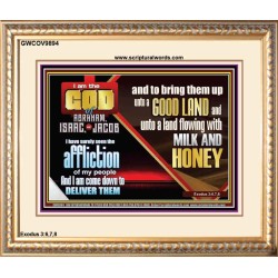 SEEN THE AFFLICTION OF MY PEOPLE AND I WILL DELIVER THEM  Inspirational Bible Verse  GWCOV9894  "23x18"