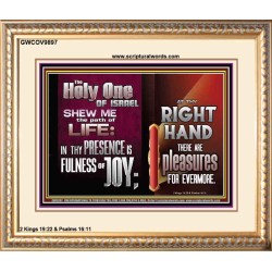 SHEW ME THE PATH OF LIFE O LORD MY GOD  Bible Verse Online  GWCOV9897  "23x18"