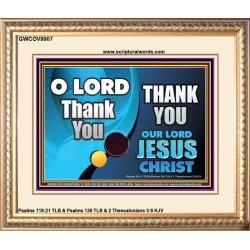 THANK YOU OUR LORD JESUS CHRIST  Custom Biblical Painting  GWCOV9907  "23x18"