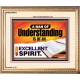 A MAN OF UNDERSTANDING IS OF AN EXCELLENT SPIRIT  New Wall Décor  GWCOV9911  