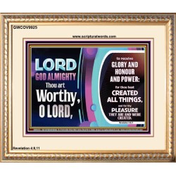 LORD GOD ALMIGHTY HOSANNA IN THE HIGHEST  Contemporary Christian Wall Art Portrait  GWCOV9925  "23x18"