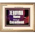 JEHOVAH NAME ALONE IS EXCELLENT  Christian Paintings  GWCOV9961  "23x18"